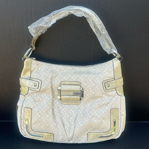 Guess Handbags - New Guess White and Gold Women's Bag